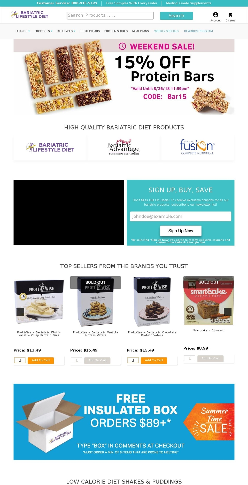 03\/12\/18 Live - Static Banner Shopify theme site example bariatriclifestylediet.com