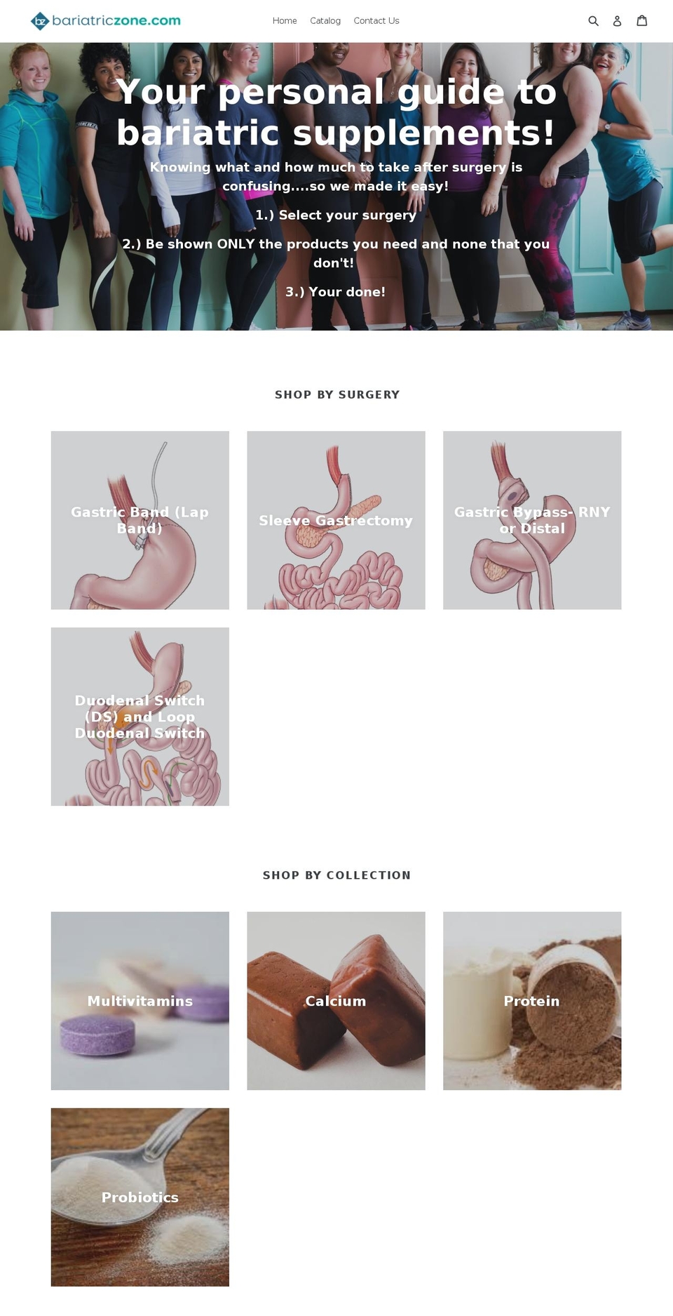 bariatriczone.com shopify website screenshot