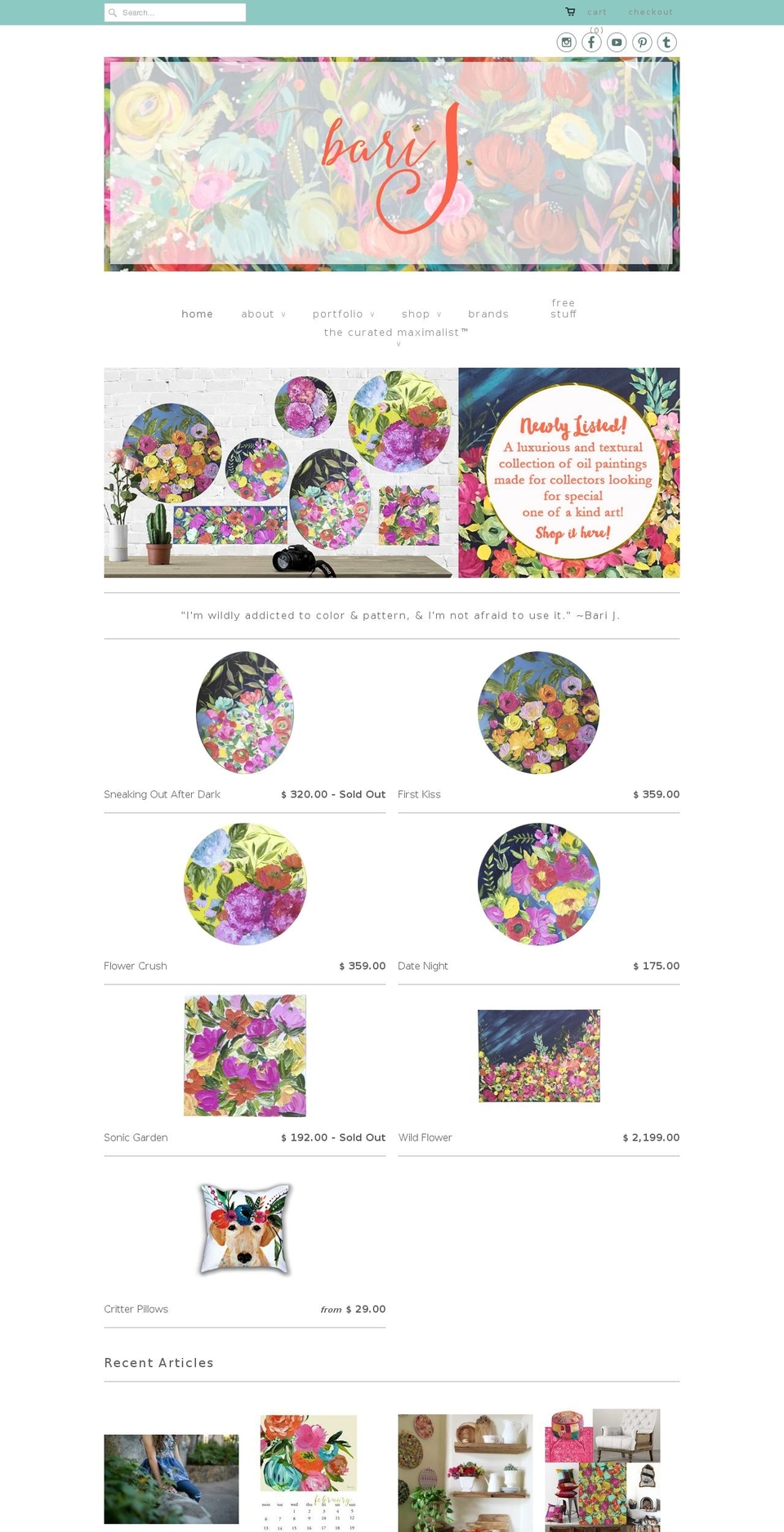 barijayhandbags.com shopify website screenshot