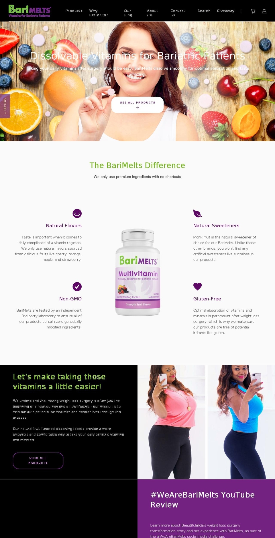 barimelts.net shopify website screenshot