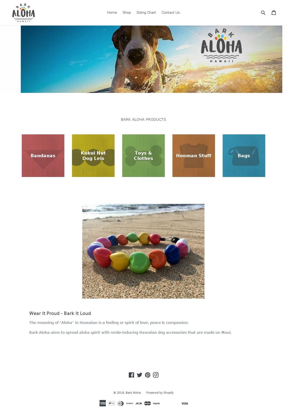 barkaloha.com — Shopify storefront screenshot