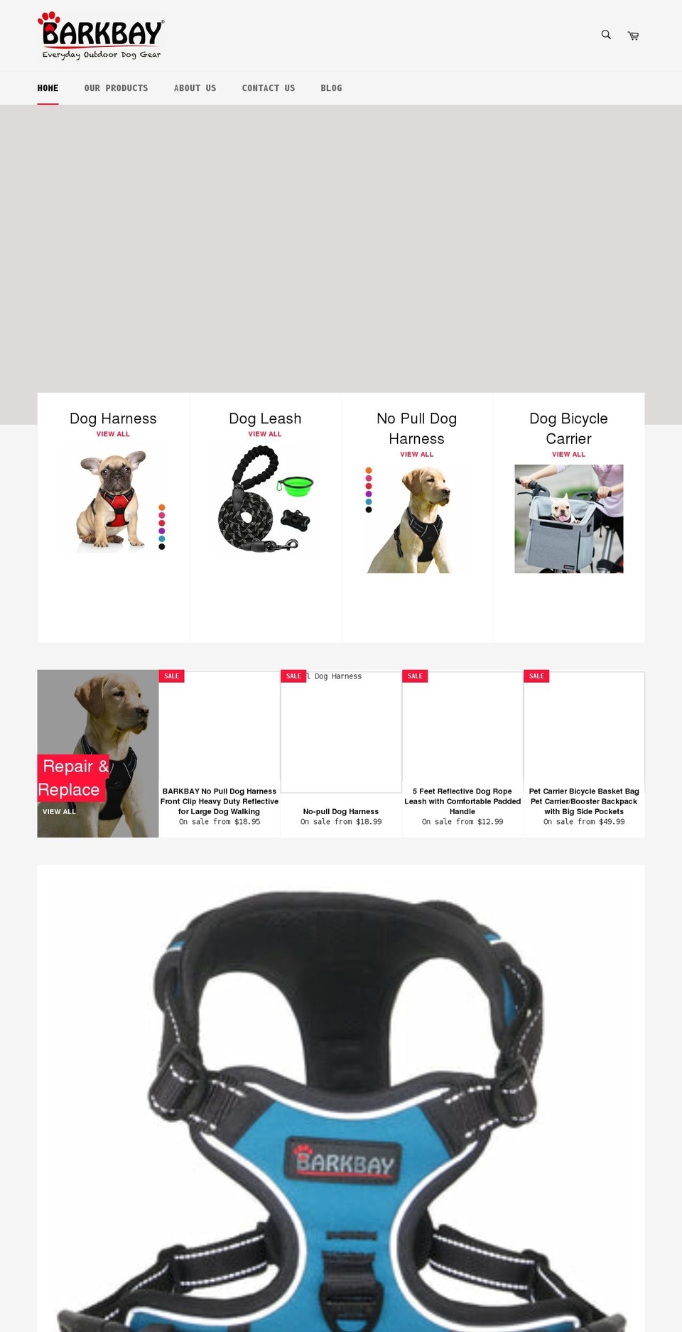 barkbaypet.com shopify website screenshot