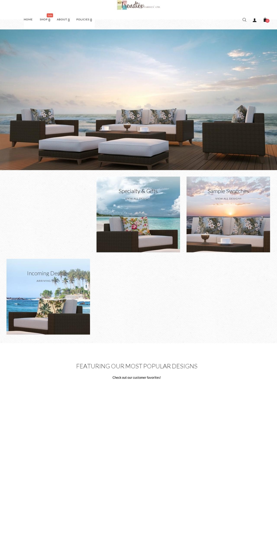 HBarkCloth Shopify theme site example barkclothfabrics.com