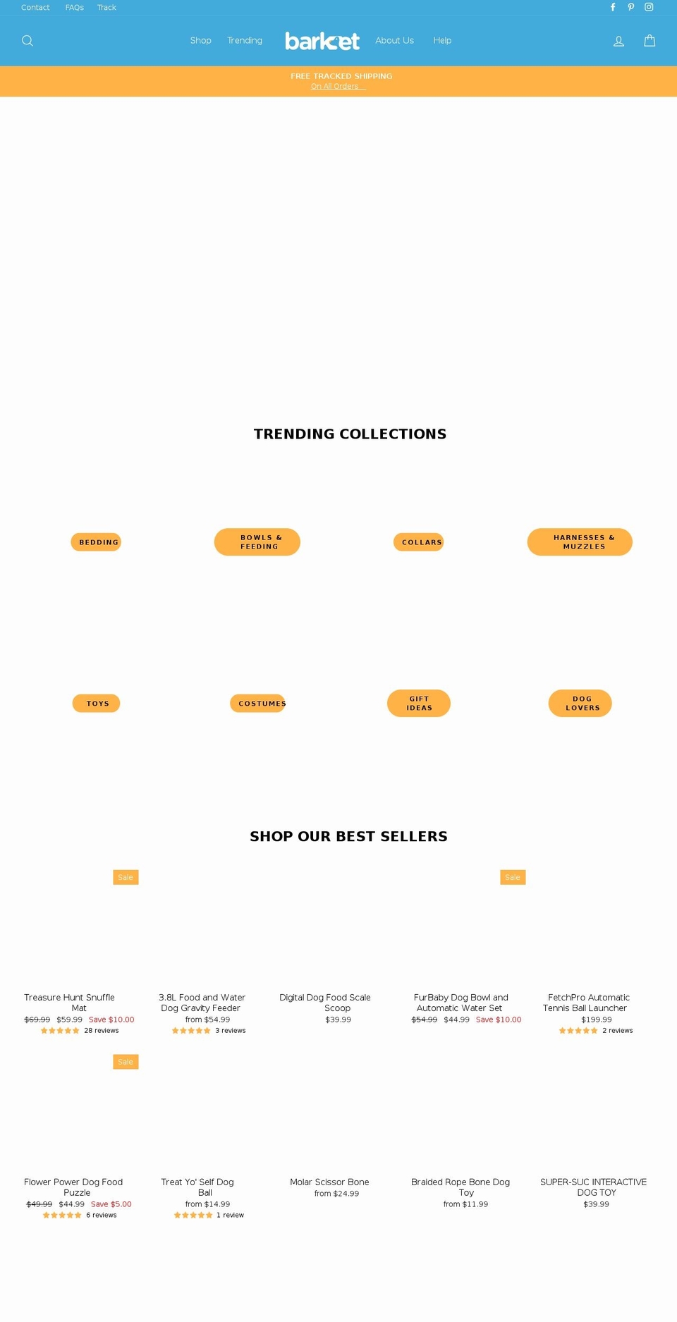 barket.com.au shopify website screenshot