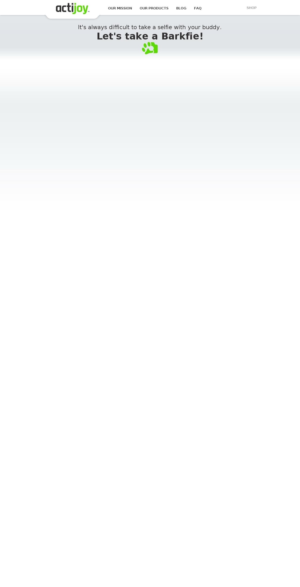 barkfie.com — Shopify storefront screenshot