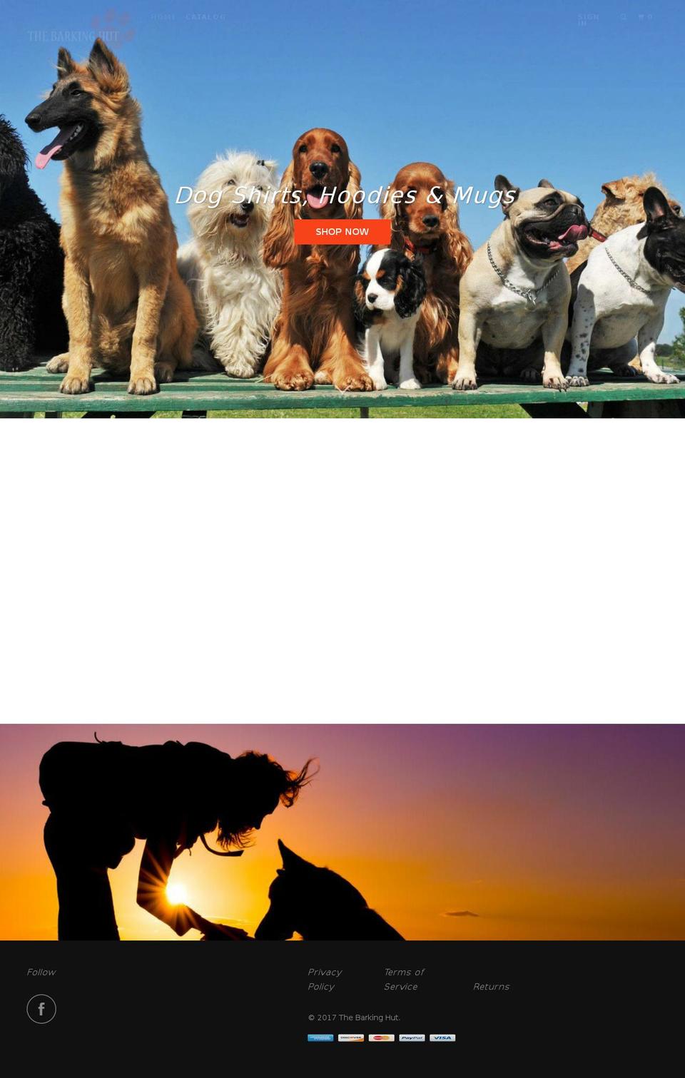 barkinghut.com shopify website screenshot