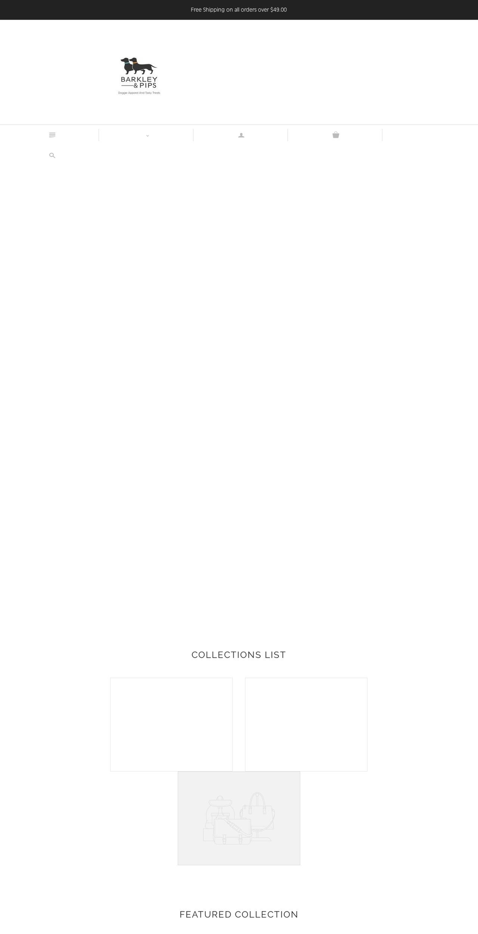 barkleyandpips.com.au shopify website screenshot