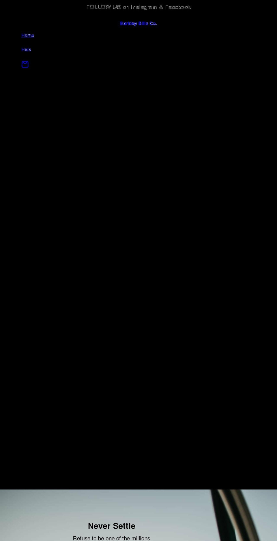 barkleybillsco.com shopify website screenshot