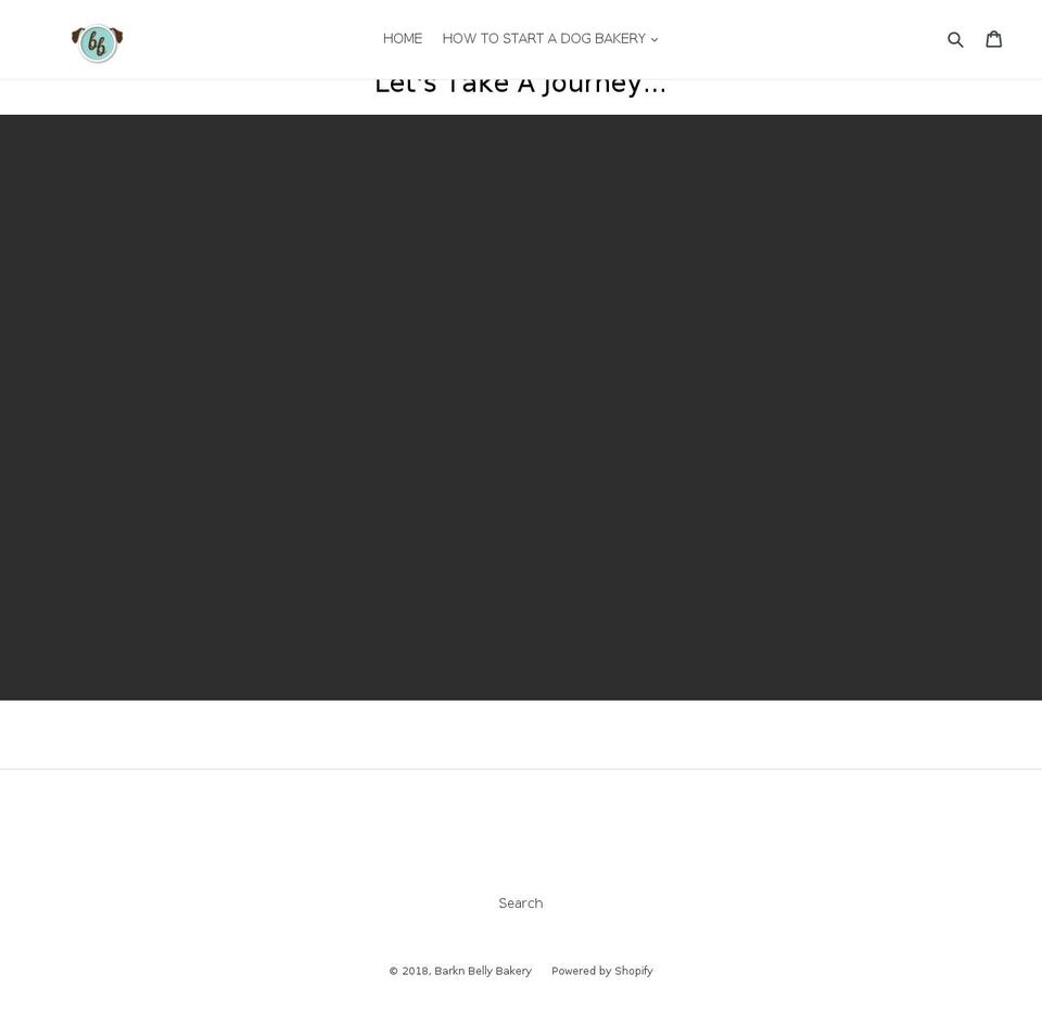 barknbellybakery.com — Shopify storefront screenshot