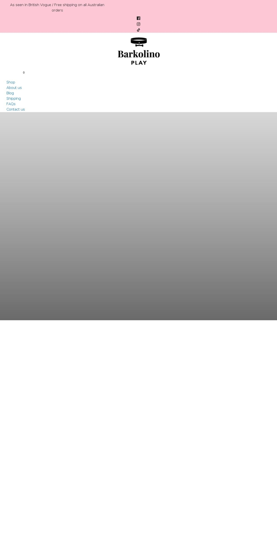 barkolino.com shopify website screenshot