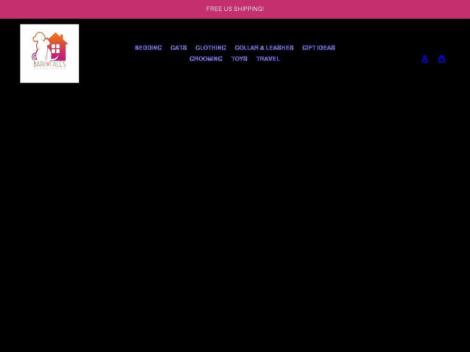 barktales.net shopify website screenshot