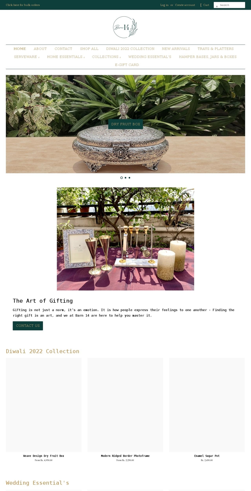 barn14.com shopify website screenshot