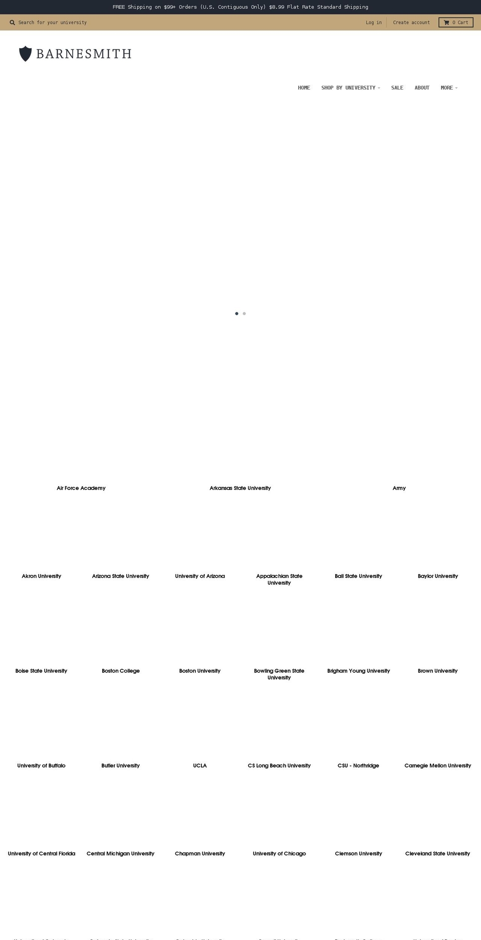 barnesmith.com shopify website screenshot