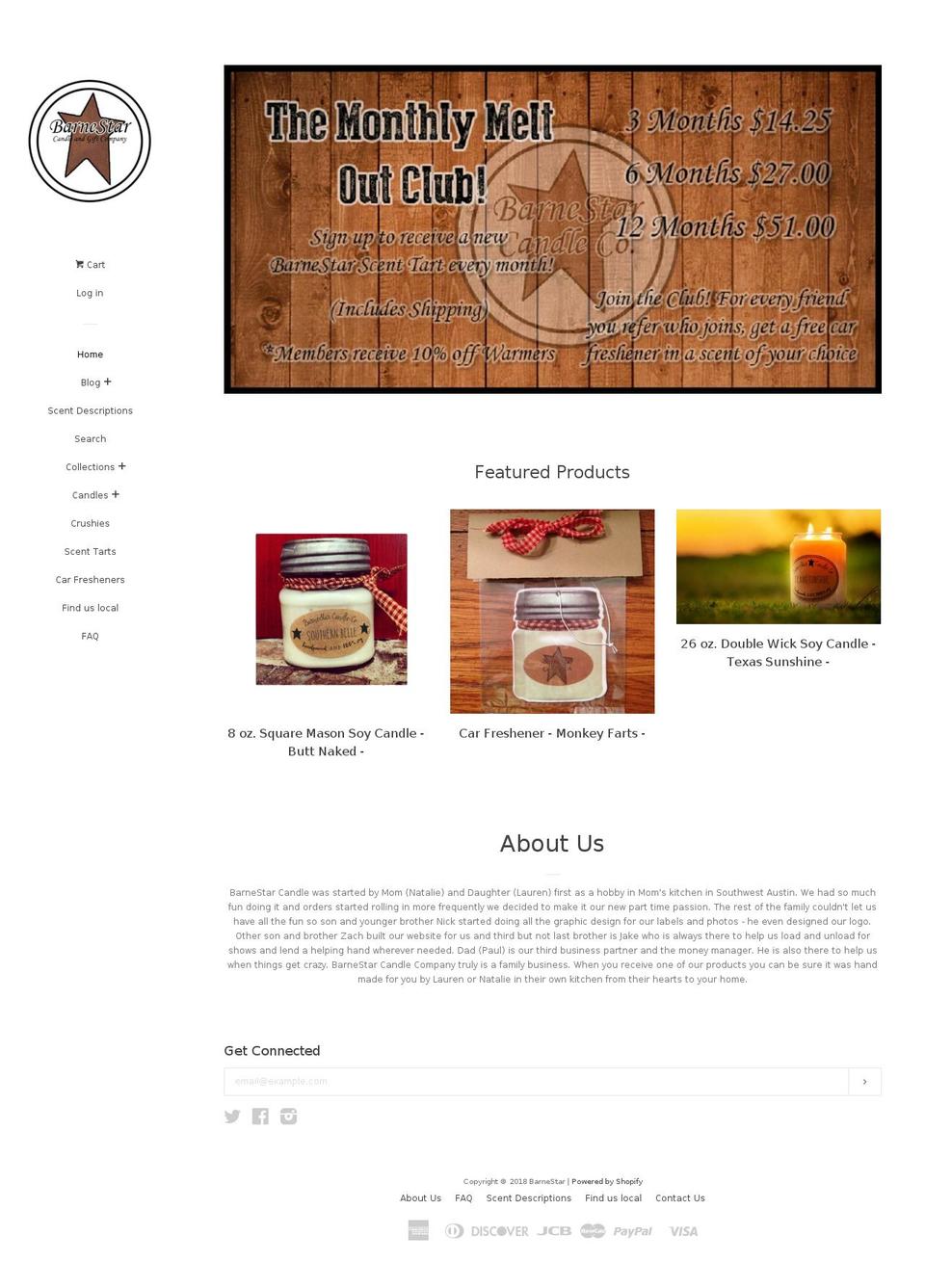 barnestar.com — Shopify storefront screenshot
