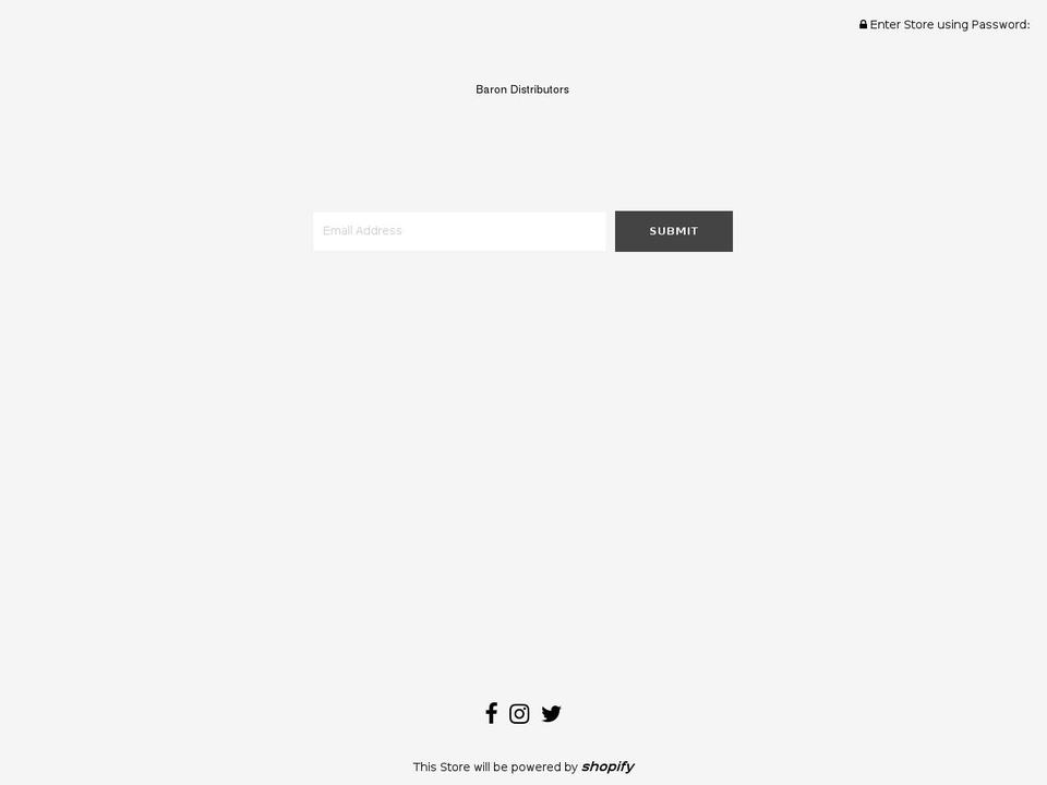 baronla.com — Shopify storefront screenshot