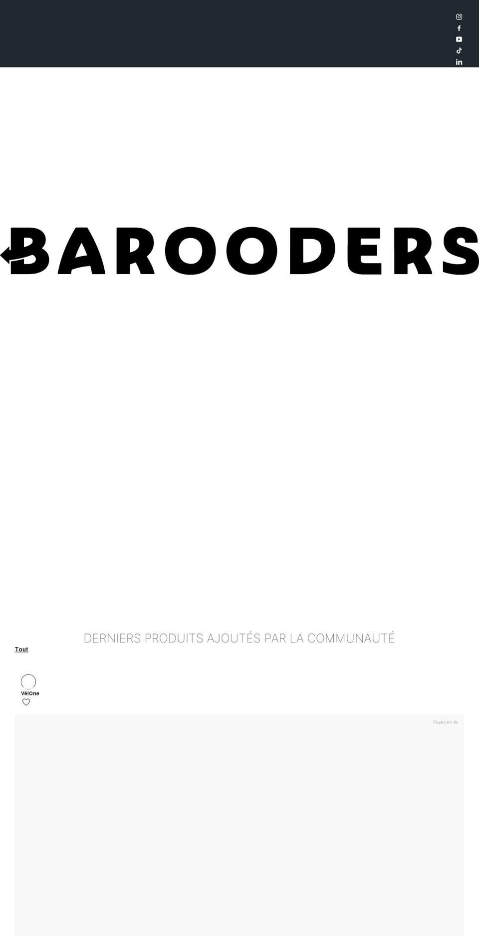 barooders.com shopify website screenshot