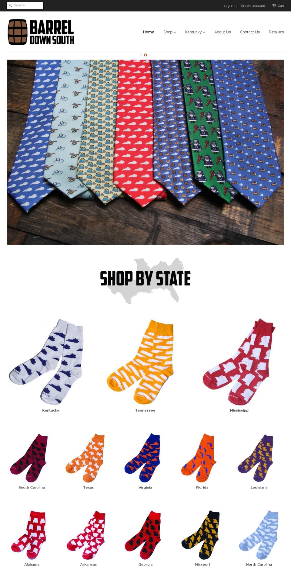 barreldownsouth.com shopify website screenshot