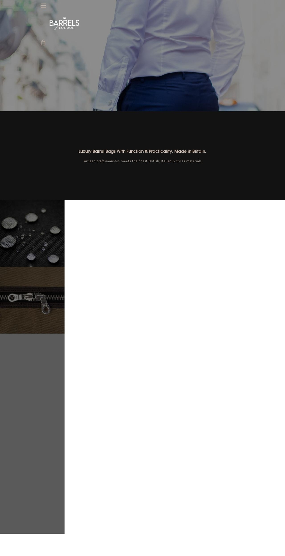 barrelsoflondon.com shopify website screenshot