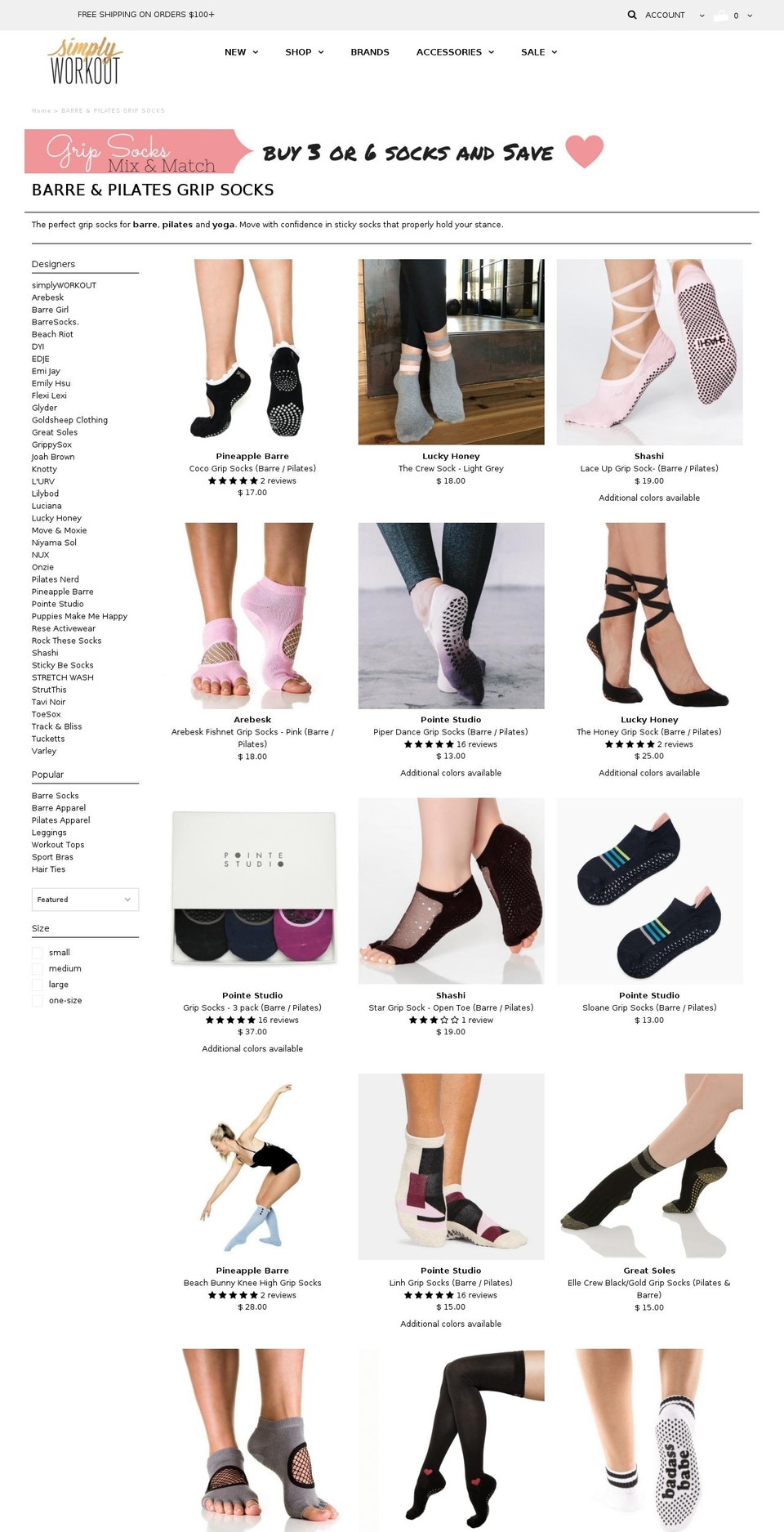 barresocks.store shopify website screenshot