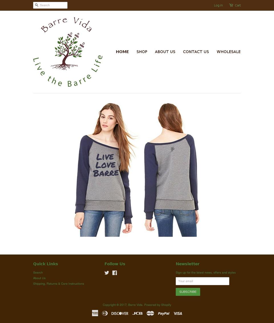 barrevida.com shopify website screenshot