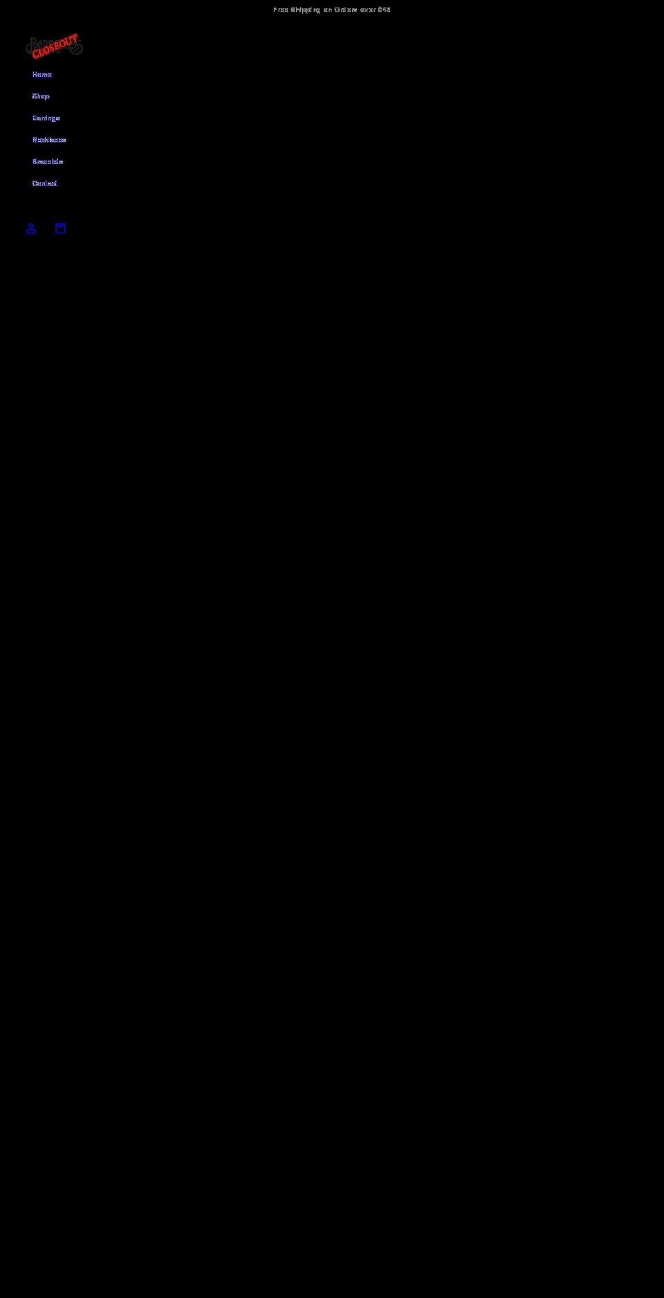 barrocoscloseouts.com shopify website screenshot