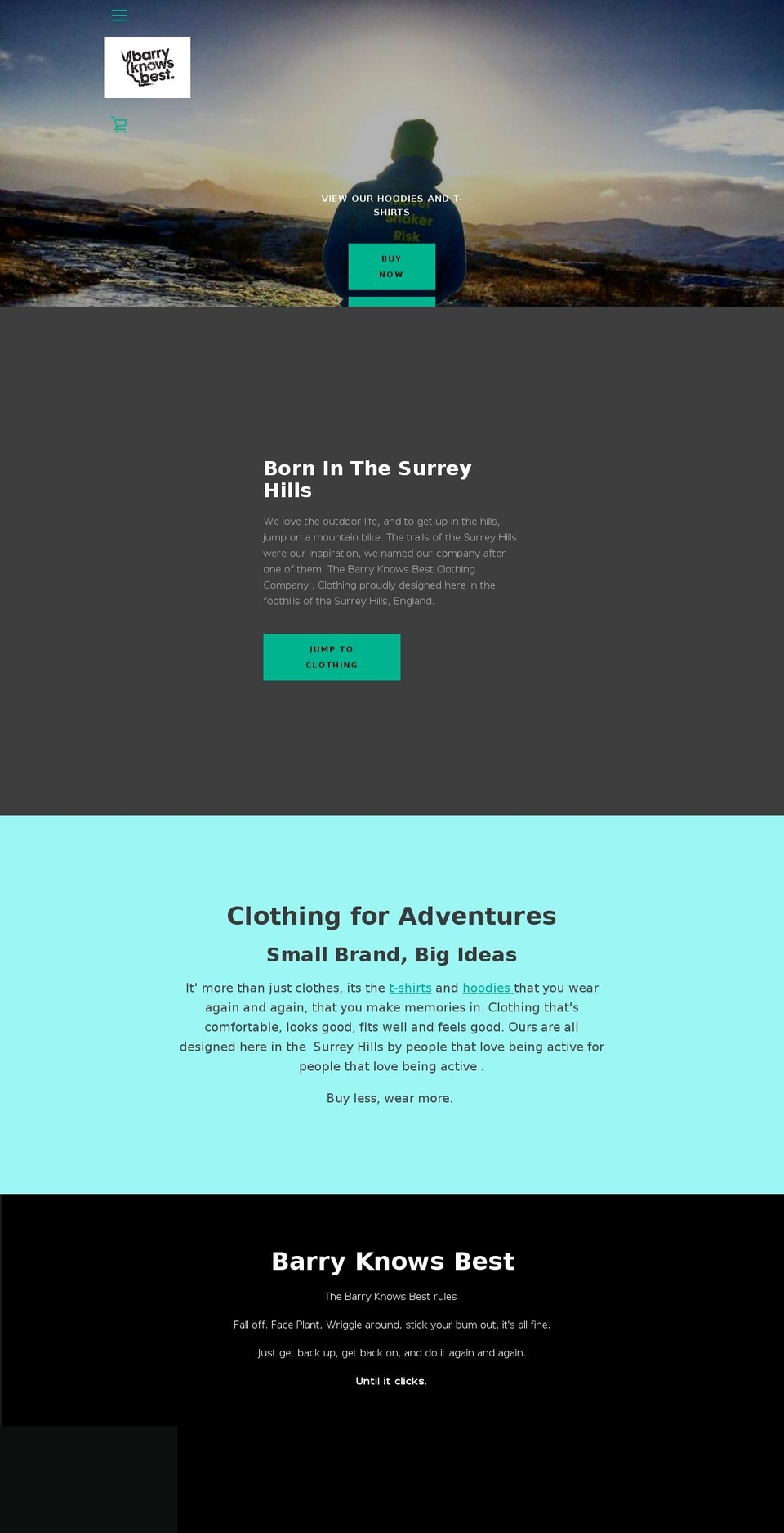 barryknowsbest.com — Shopify storefront screenshot