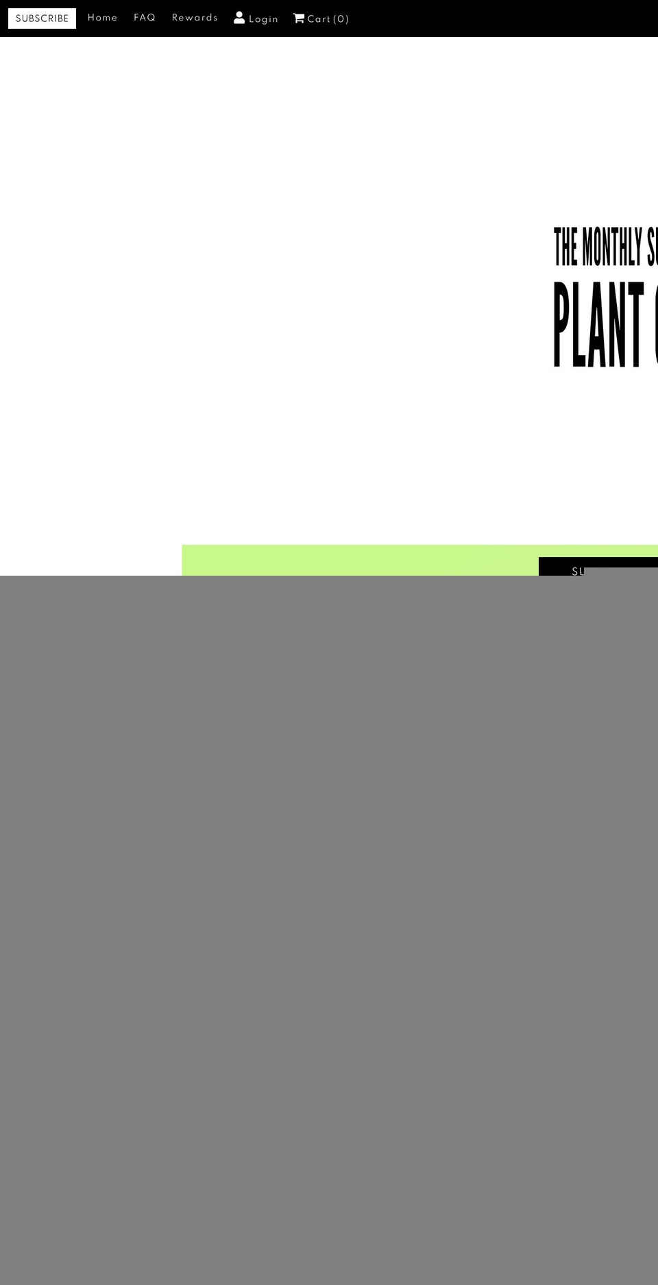 barryscactusclub.com shopify website screenshot