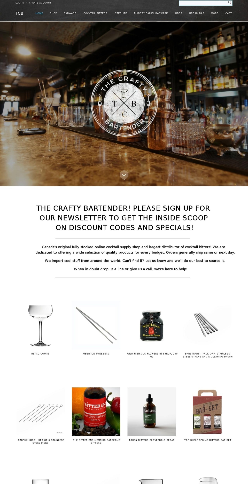 barsupplies.ca shopify website screenshot