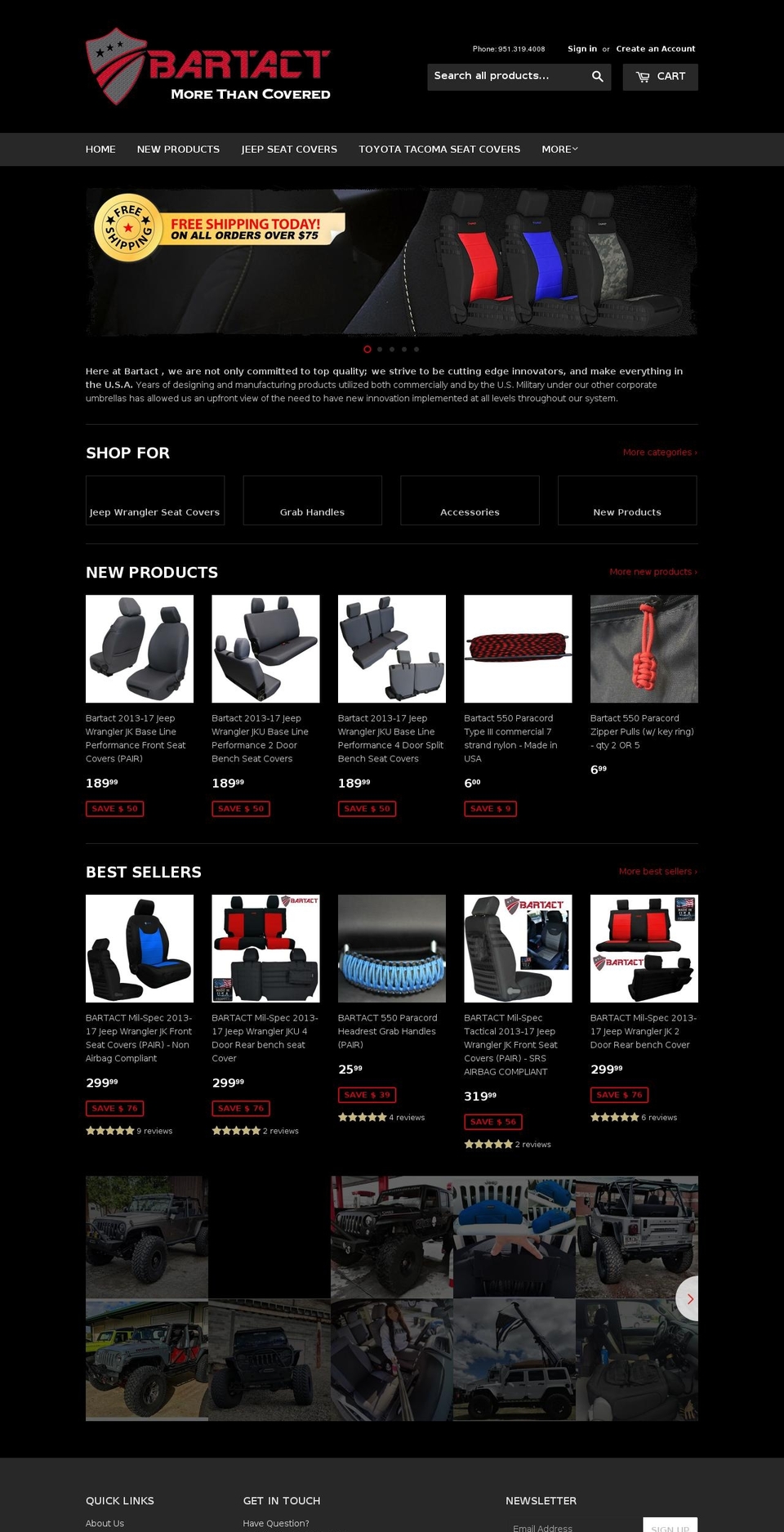 bartact.com shopify website screenshot