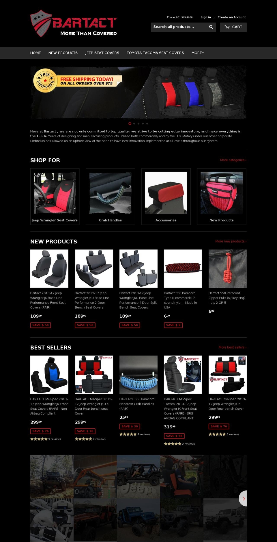 bartactical.com shopify website screenshot
