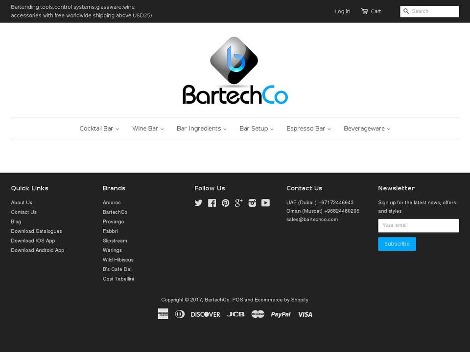 Bartech Co. Shopify theme site example bartecho.com