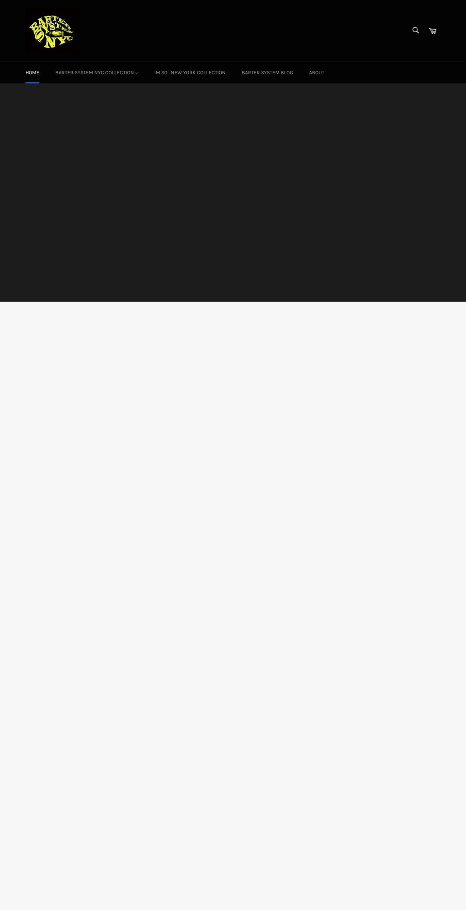 bartersystemnyc.com — Shopify storefront screenshot
