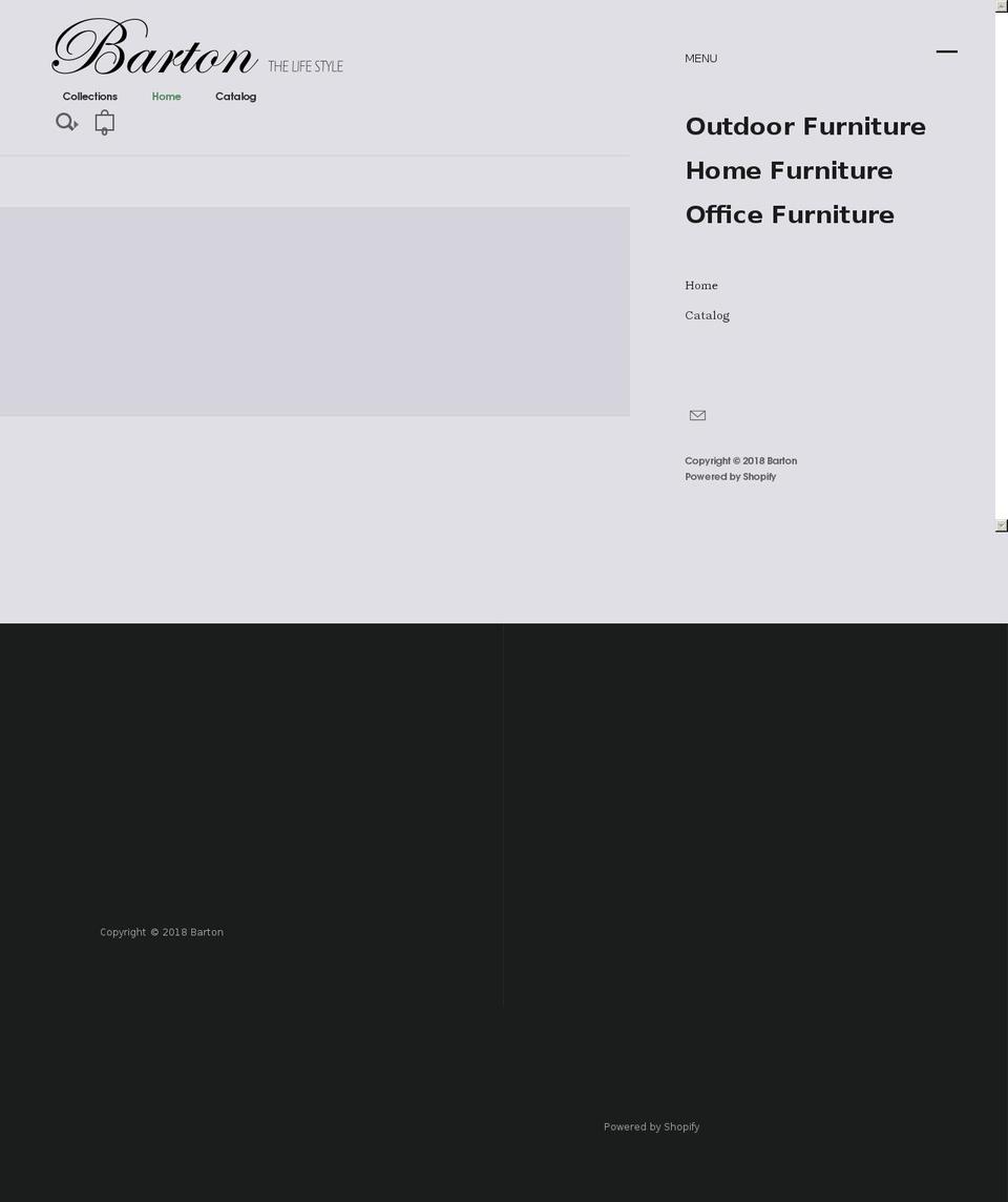bartonliving.com — Shopify storefront screenshot
