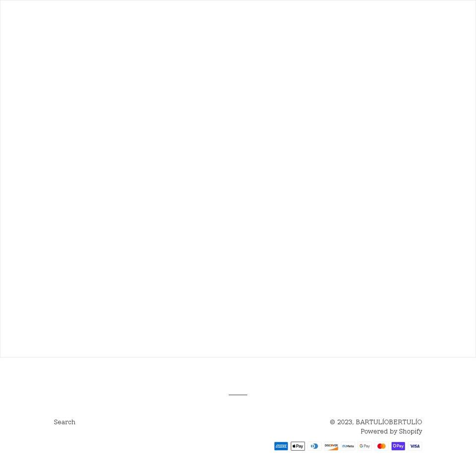 bartuliobertulio.com shopify website screenshot