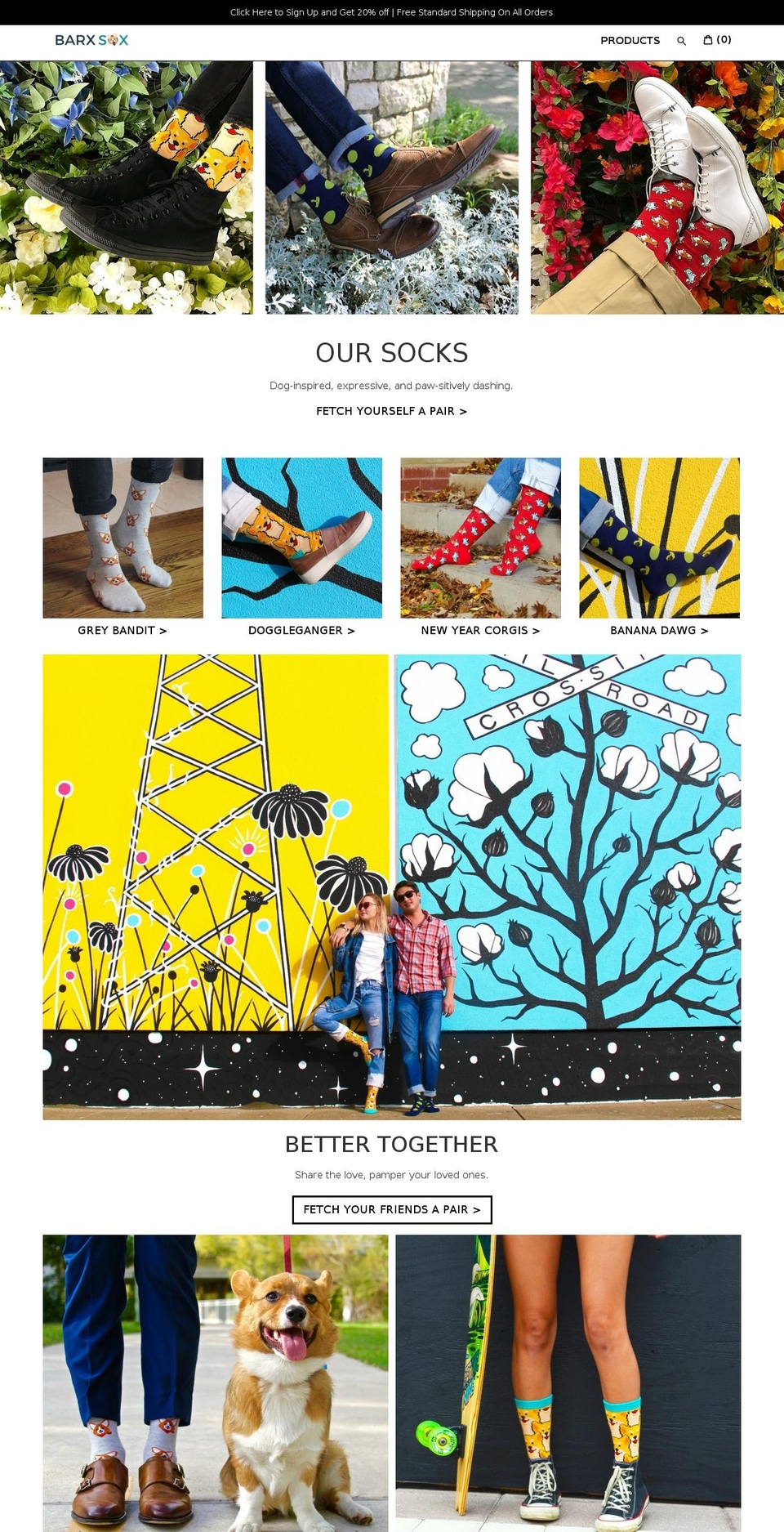 barxsox.com — Shopify storefront screenshot