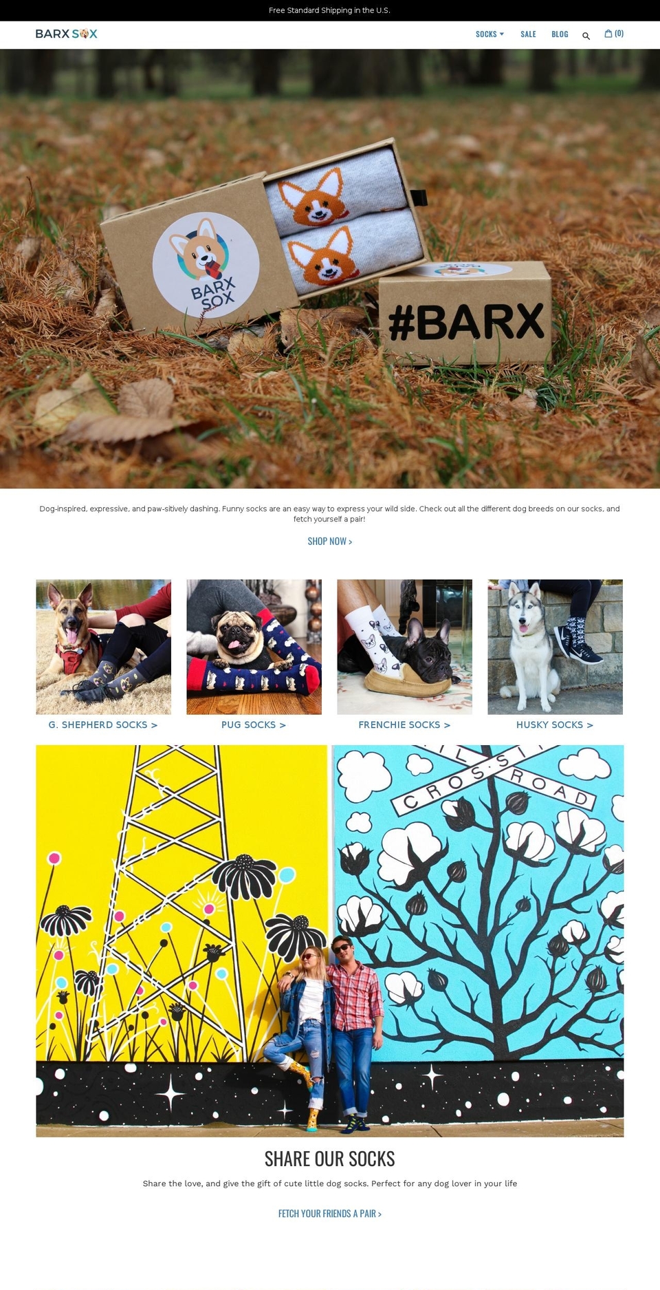 barxsox.myshopify.com — Shopify storefront screenshot