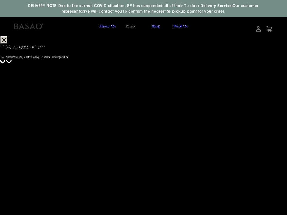 basaotea.com shopify website screenshot