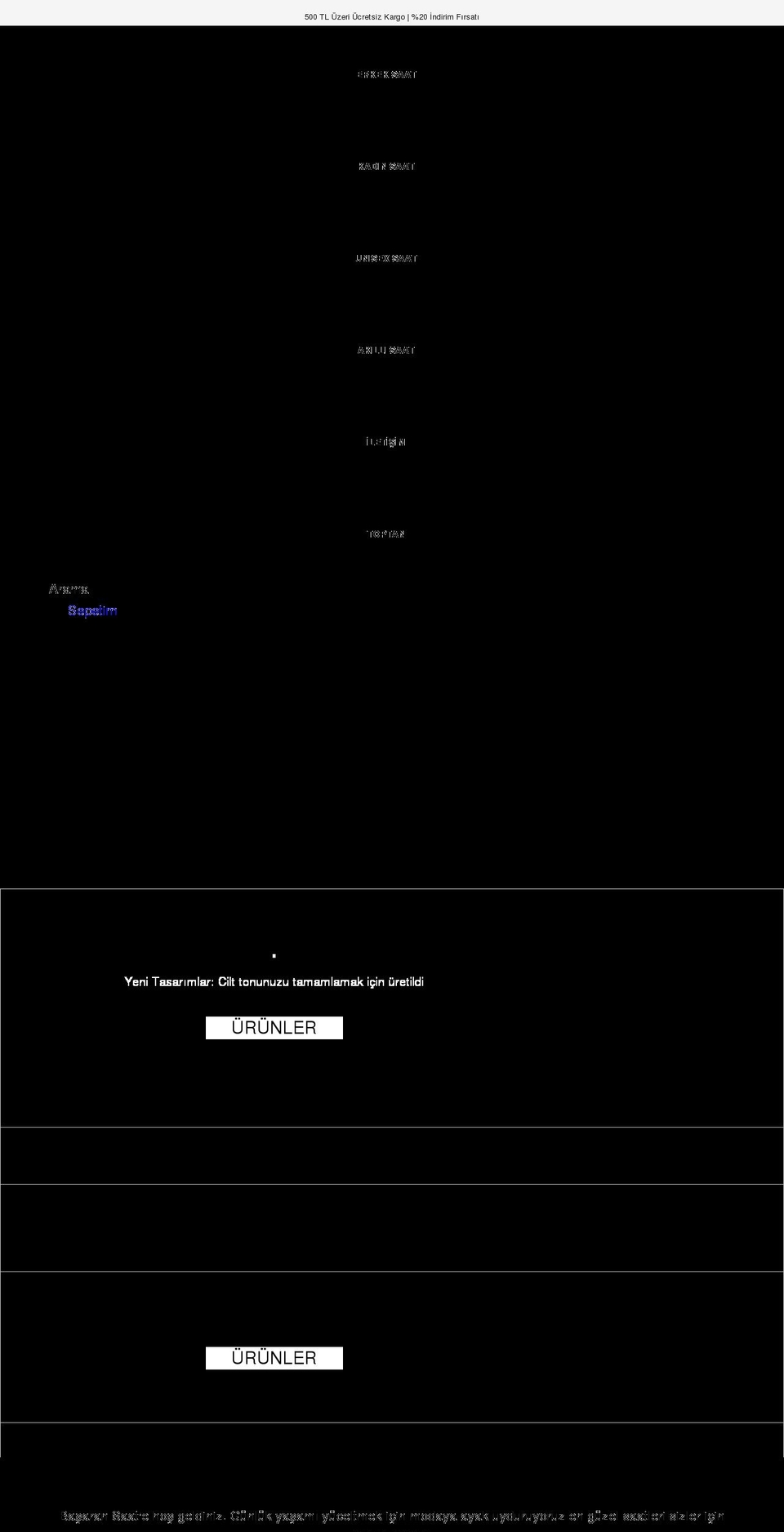 basaransaat.com shopify website screenshot