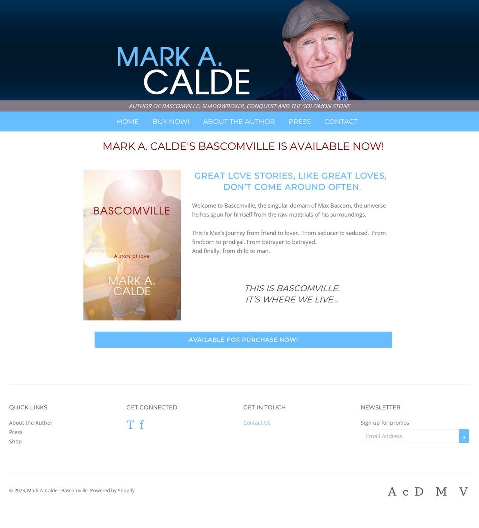 bascomville.myshopify.com shopify website screenshot
