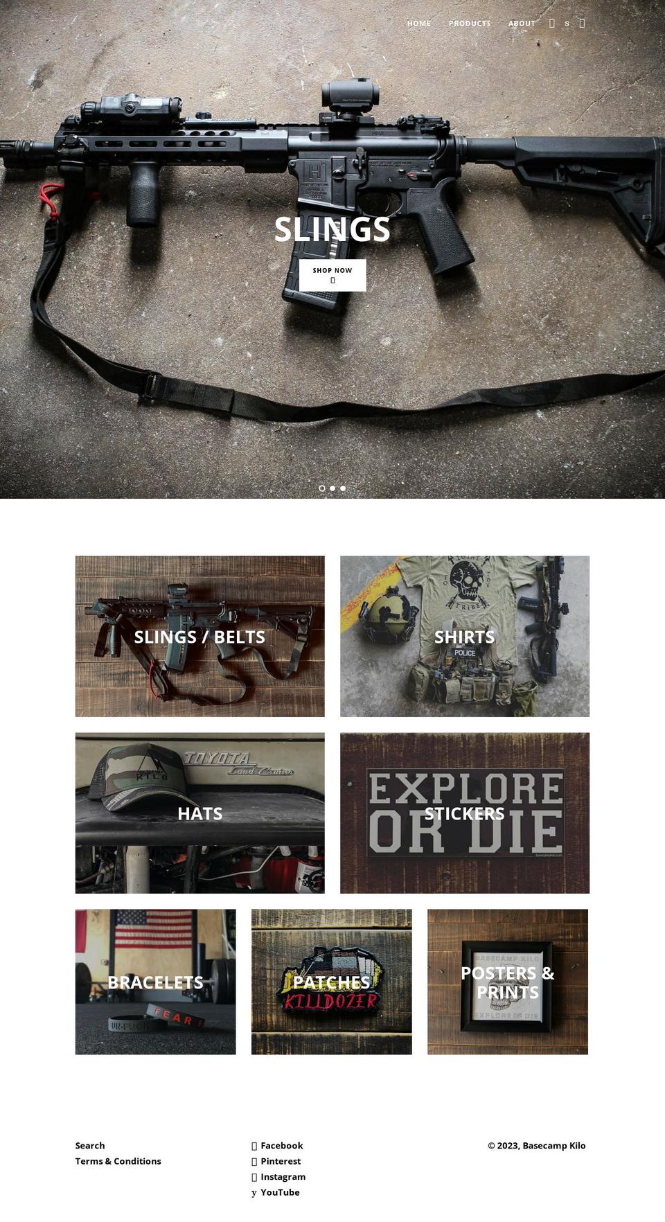 basecampkilo.com shopify website screenshot