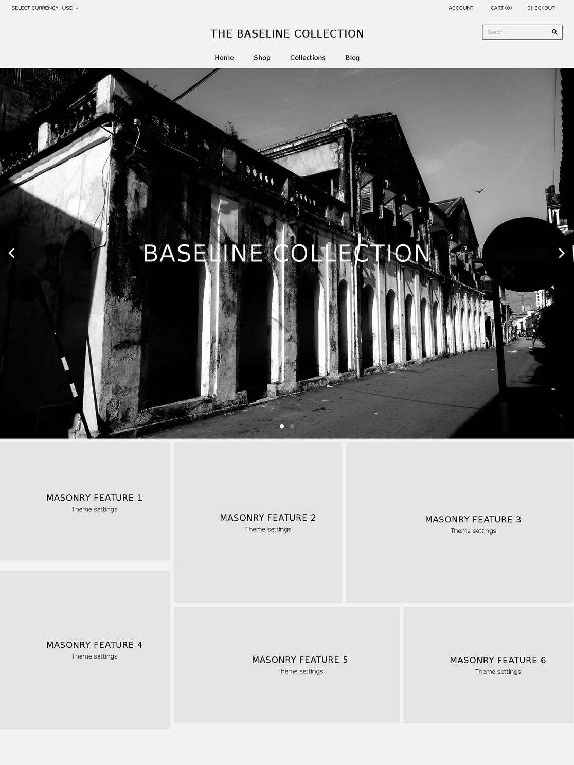 baselinecollection.com — Shopify storefront screenshot