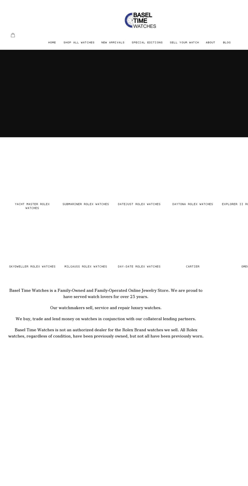 baseltime.com shopify website screenshot