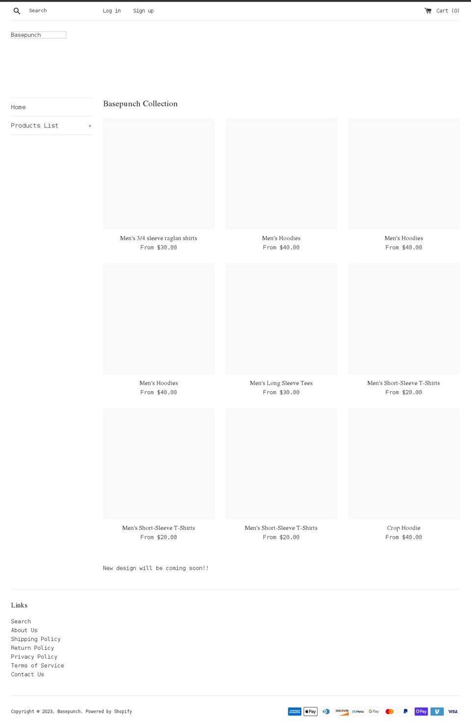 basepunch.com shopify website screenshot