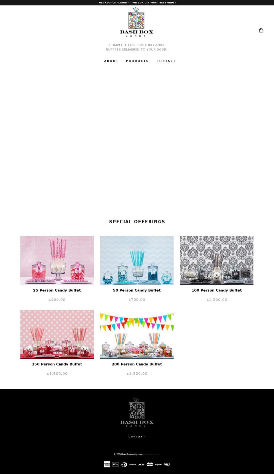 bashboxcandy.com — Shopify storefront screenshot