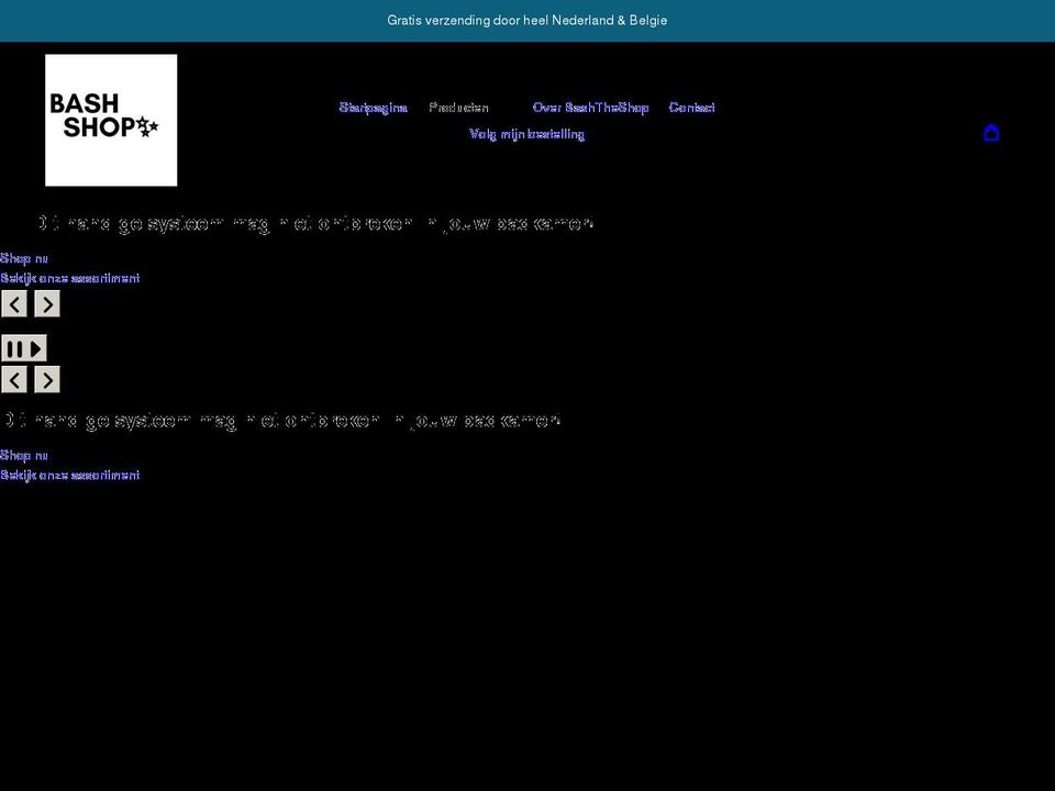bashtheshop.com shopify website screenshot