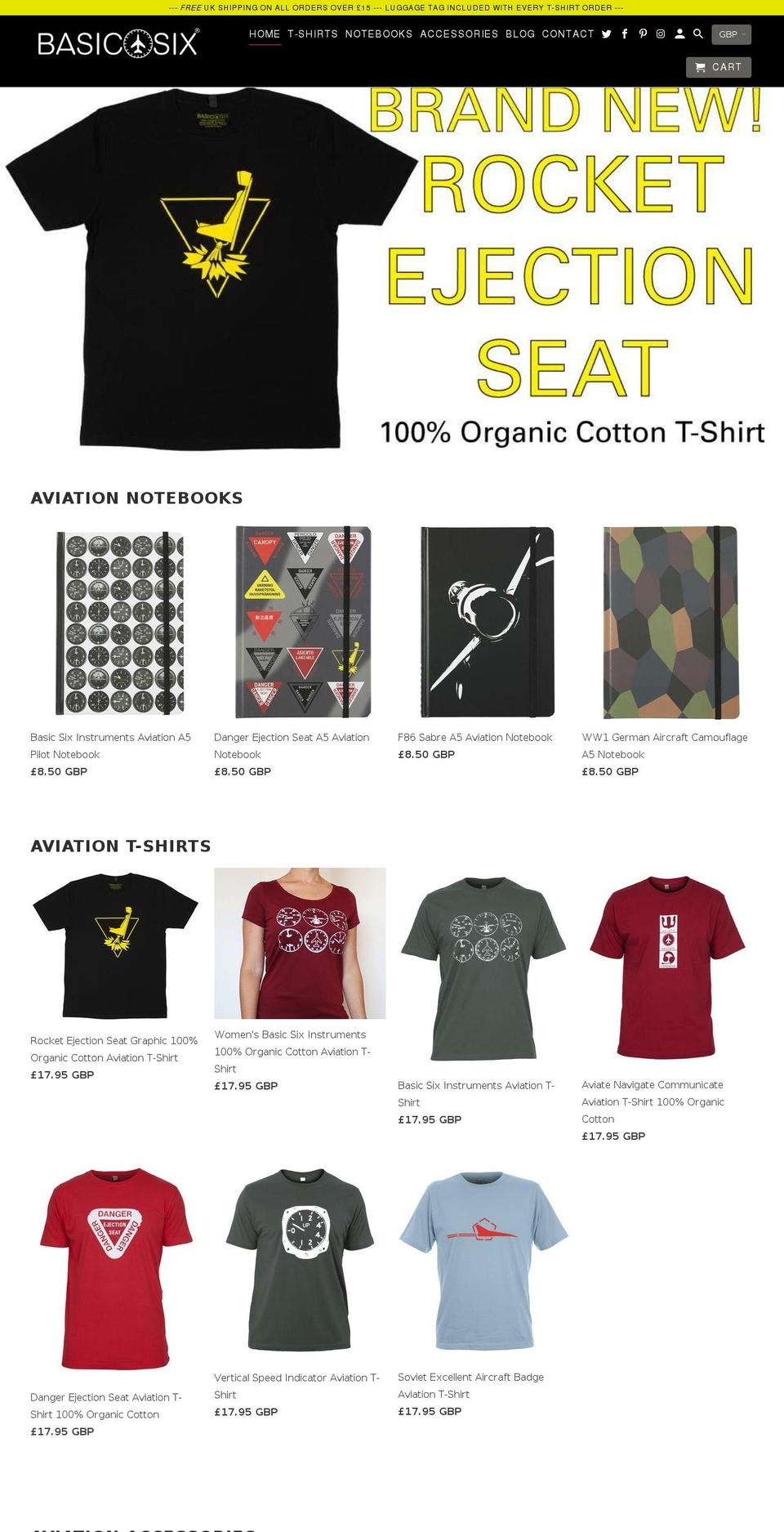 basic-six.com — Shopify storefront screenshot
