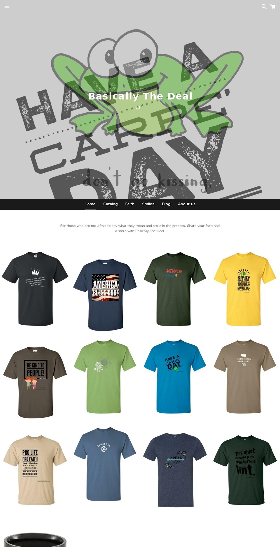 basicallythedeal.net shopify website screenshot