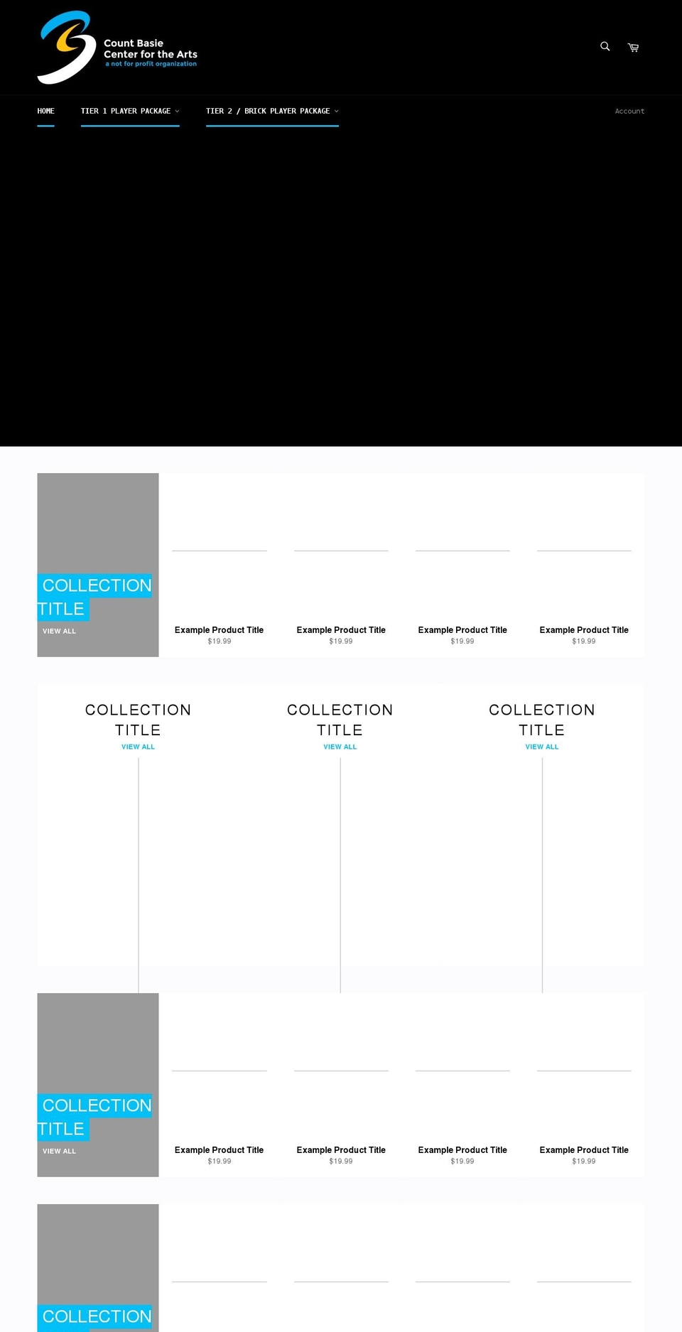 basiecentershop.com shopify website screenshot