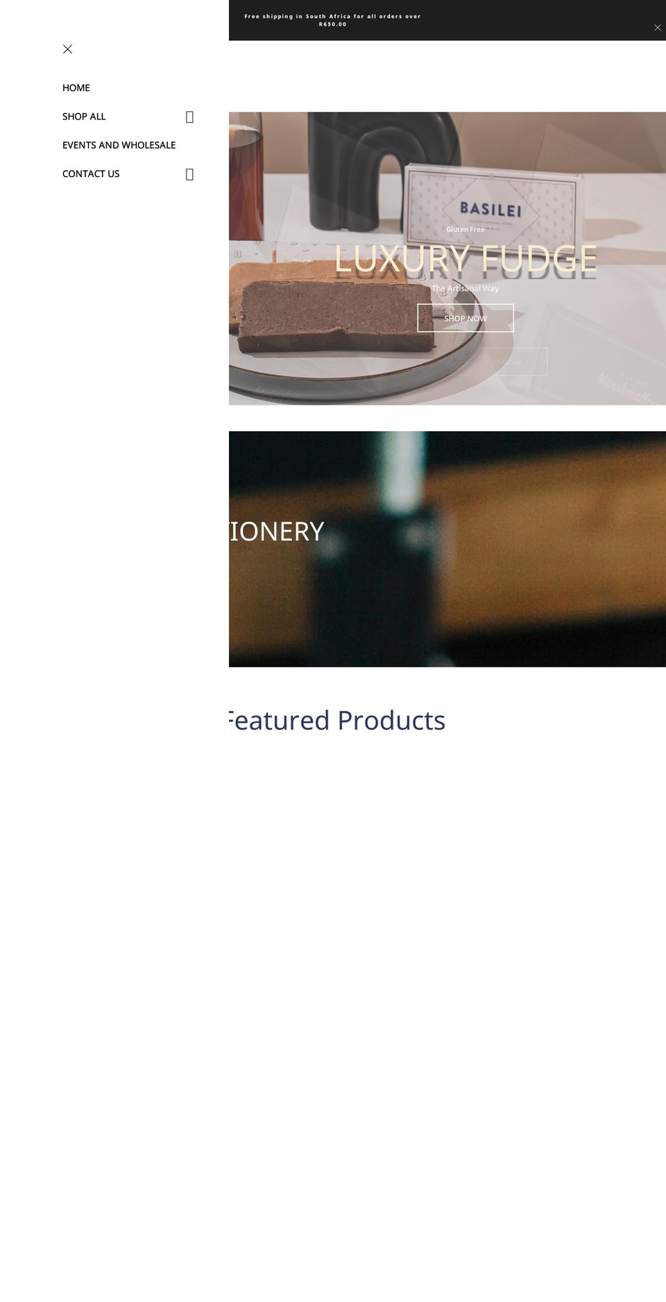 basilei.com shopify website screenshot