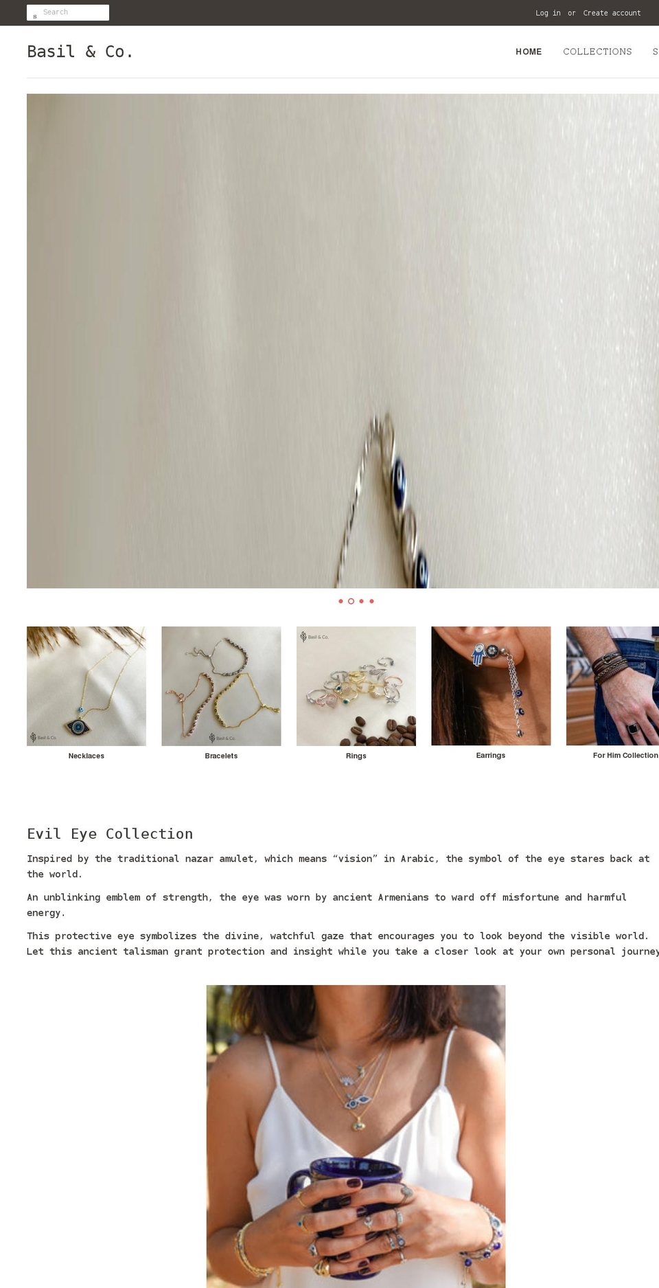basilnco.com — Shopify storefront screenshot